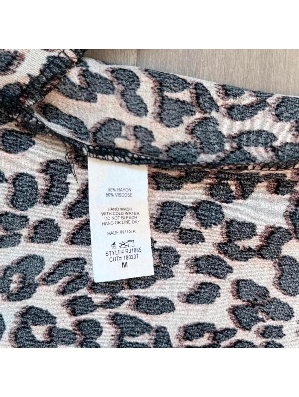 By Together Anthropologie  Leopard Print Dress Size M - Picture 5 of 9